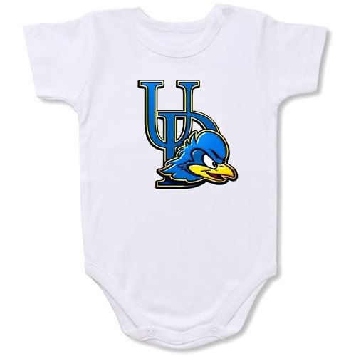 Delaware Blue Hens Baby Bodysuit Creeper #01